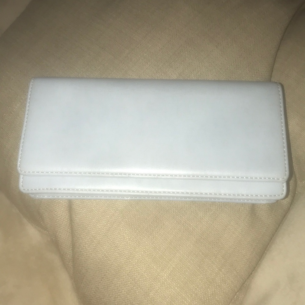 light blue wallet